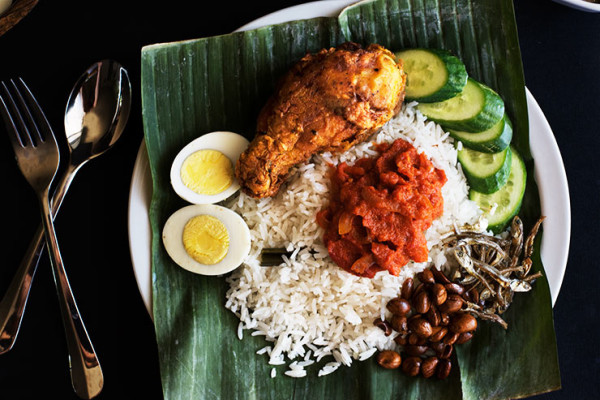 Nasi Lemak With Fried Chicken Curious Nut 3742