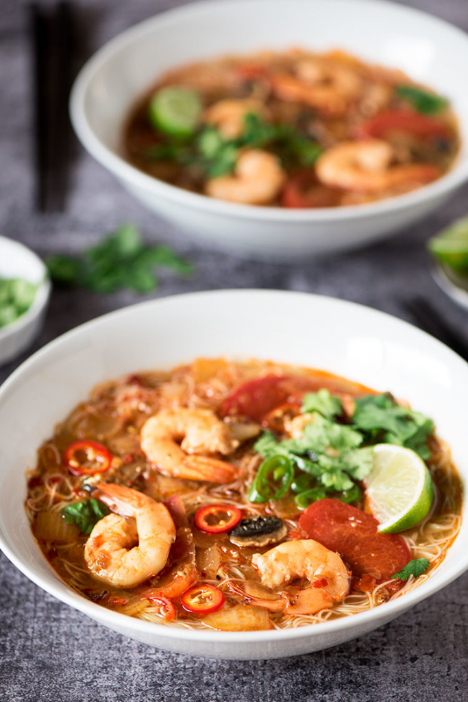 Tom Yum Noodle Soup | Curious Nut